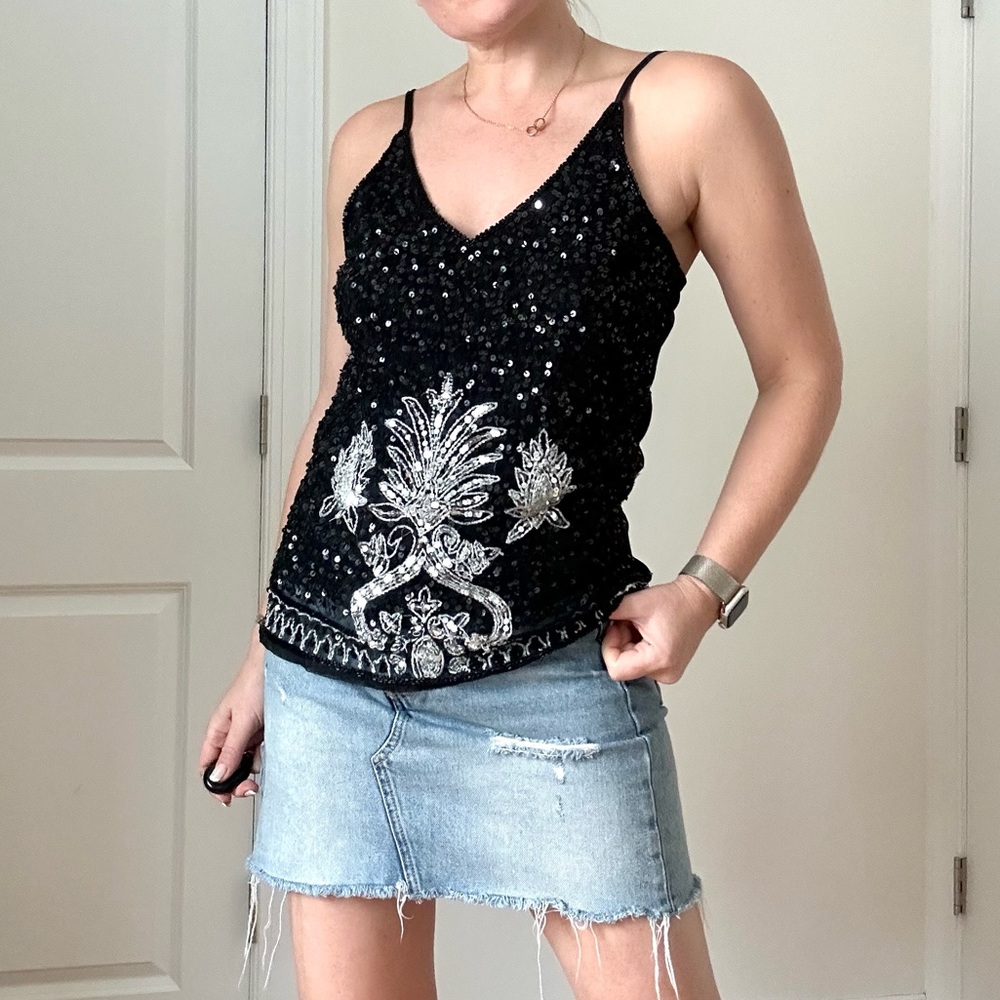 Beaded Front Camisole